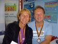 Claudia und Markus Albrecht freuen sich über die gelungene Breitensportveranstaltung
